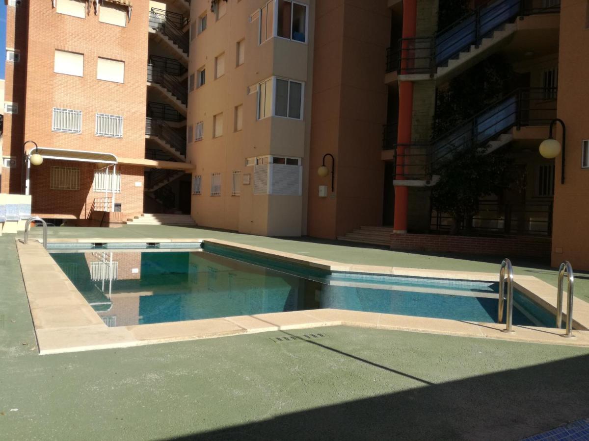 Apartamento Con Gran Terraza, Piscina Y Con Vistas Al Mar, A Solo 50 M De La Playa Daimus Eksteriør bilde