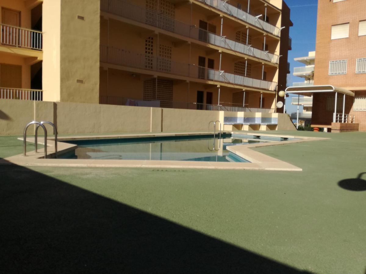 Apartamento Con Gran Terraza, Piscina Y Con Vistas Al Mar, A Solo 50 M De La Playa Daimus Eksteriør bilde