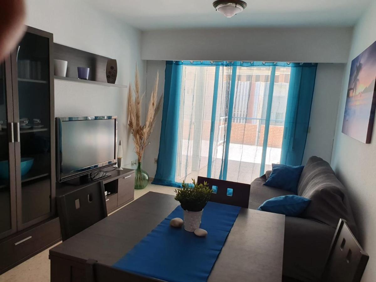 Apartamento Con Gran Terraza, Piscina Y Con Vistas Al Mar, A Solo 50 M De La Playa Daimus Eksteriør bilde